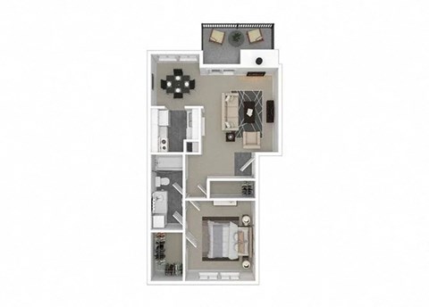 A2 3D floor plan